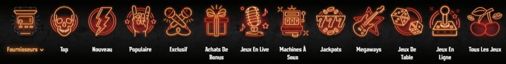 gransino types jeux